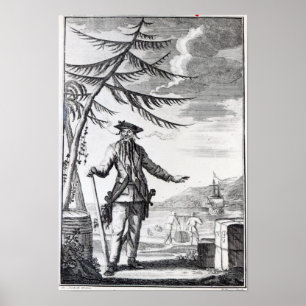 Poster Capitão Teach, comumente chamado Barba Negra