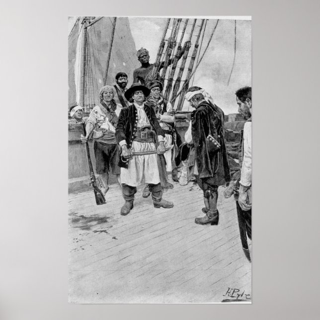 Pôster Capitão Tongrelow pegou a maior ilustração (Frente)