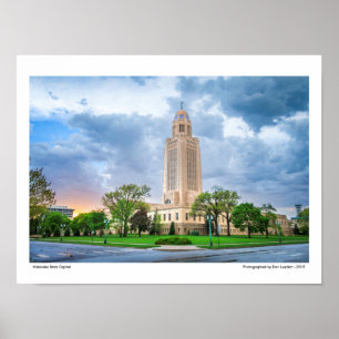 Pôster Capitólio do estado de Nebraska