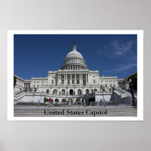 Pôster Capitólio dos Estados Unidos