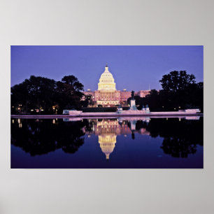 Pôster Capitólio dos Estados Unidos