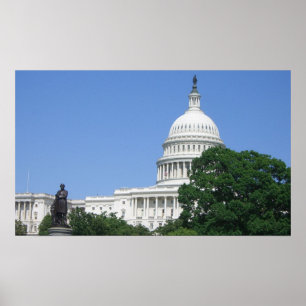 Poster Capitólio em Washington DC