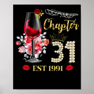Poster Capítulo 31 Anos EST 1991 31ª Rosa vermelha de Ani
