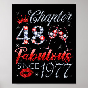Poster Capítulo 48 Fabuloso Desde 1977 Senhora de 48 Anos