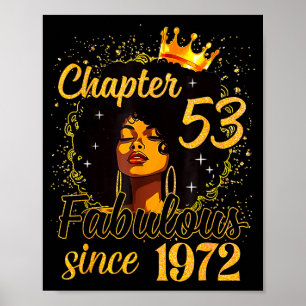 Poster Capítulo 53 Fabuloso Desde 1972 Aniversário de 53