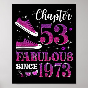 Poster Capítulo 53 Fabuloso Desde 1973 Menina de 53 Anos