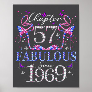Poster Capítulo 57 Fabuloso Desde 1969 Aniversário de 57 