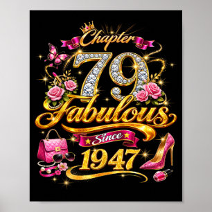 Poster Capítulo 79 Fabuloso Desde 1947 Aniversário de 79