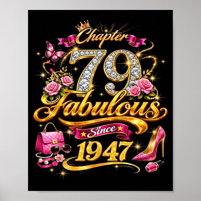 Poster Capítulo 79 Fabuloso Desde 1947 Aniversário de 79  (Frente)