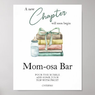 Poster Capítulo Chá de fraldas Storybook bar Momosa