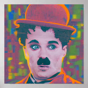 Poster Caplin de pop Art