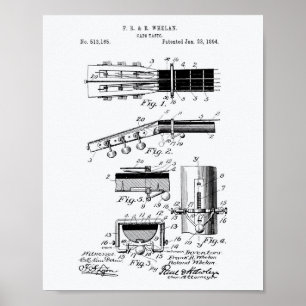 Poster Capo Tasto 1893 - Publicação técnica sobre pate