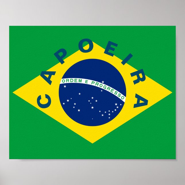 Poster Capoeira Brasil (Frente)