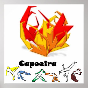 poster capoeira fogo