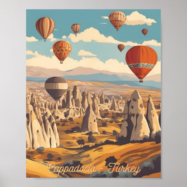 Poster Cappadocia, Turquia (Frente)