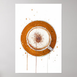 Poster Cappuccino Laranja
