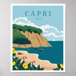 Poster Cápri Itália