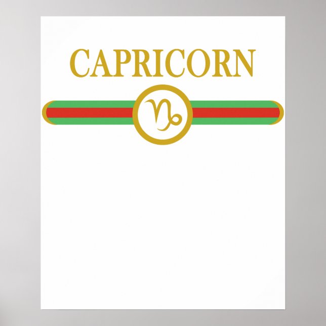 Poster Capricórnio (Frente)