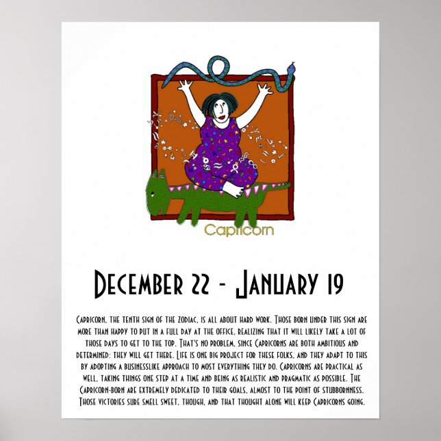 Pôster Capricórnio (Frente)