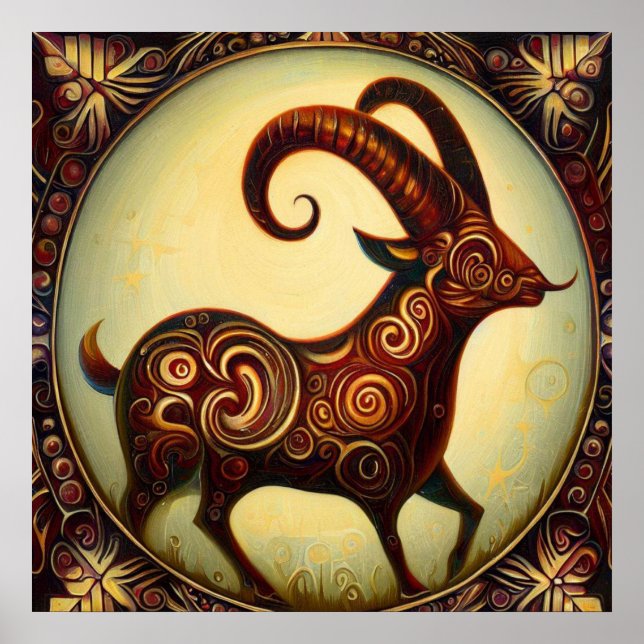 Poster Capricórnio 2 (Frente)