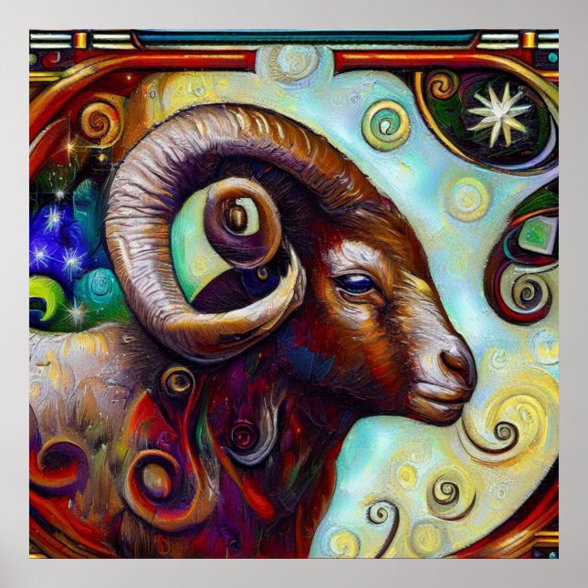 Poster Capricórnio 5 (Frente)