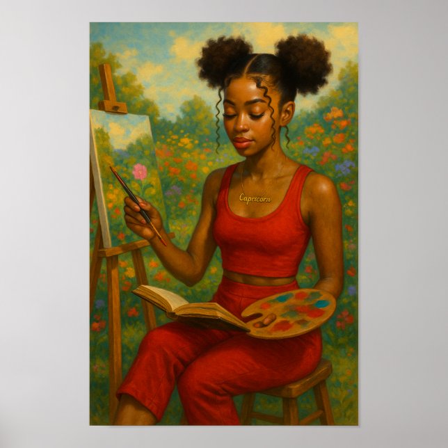 Poster Capricórnio A Talentosa Mulher Multitasker (Frente)