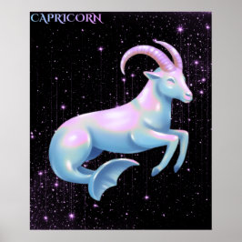 Poster Capricórnio Celestial – Arte de Astrologia