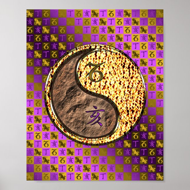 Poster Capricórnio e bombeiro (Frente)