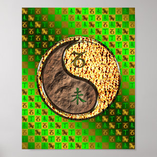 Poster Capricórnio e Caprino