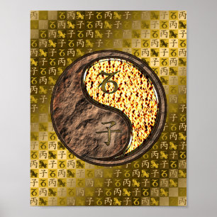 Poster Capricórnio e Corrida de Fogo