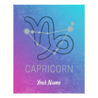 Capricórnio Zodiac - Sinal de Estrela - Constelaçã