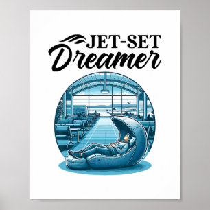Poster Cápsula de Sono Internacional para Viajantes do Mu