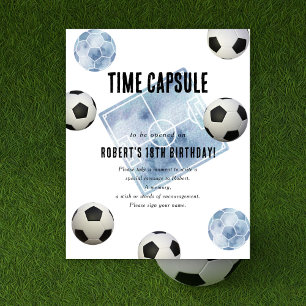 Poster Cápsula do Tempo do Futebol 1º aniversário 