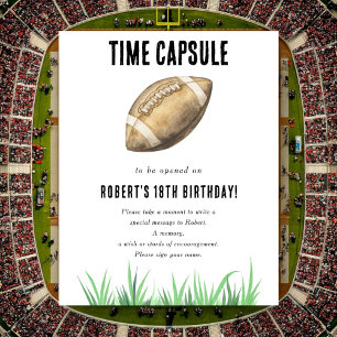 Poster Cápsula do Tempo do Futebol 1º aniversário