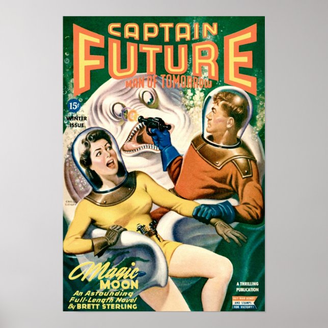 Poster Captain Future (Frente)