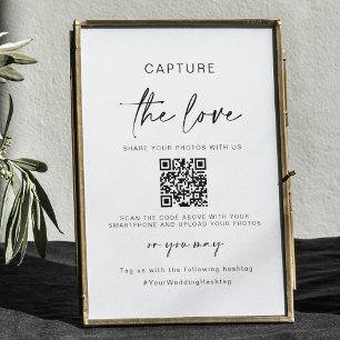 Poster Captura De Casamento O Amor Código QR de compart
