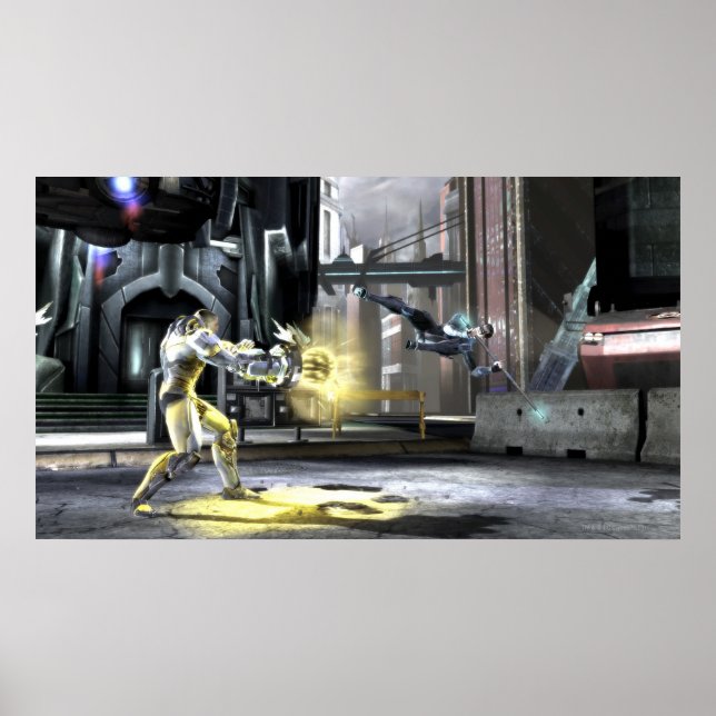 Pôster Captura de tela: Cyborg vs Nightwing 2 (Frente)