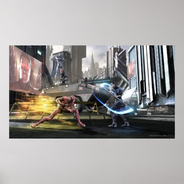 Pôster Captura de tela: Flash vs Noturno (Frente)