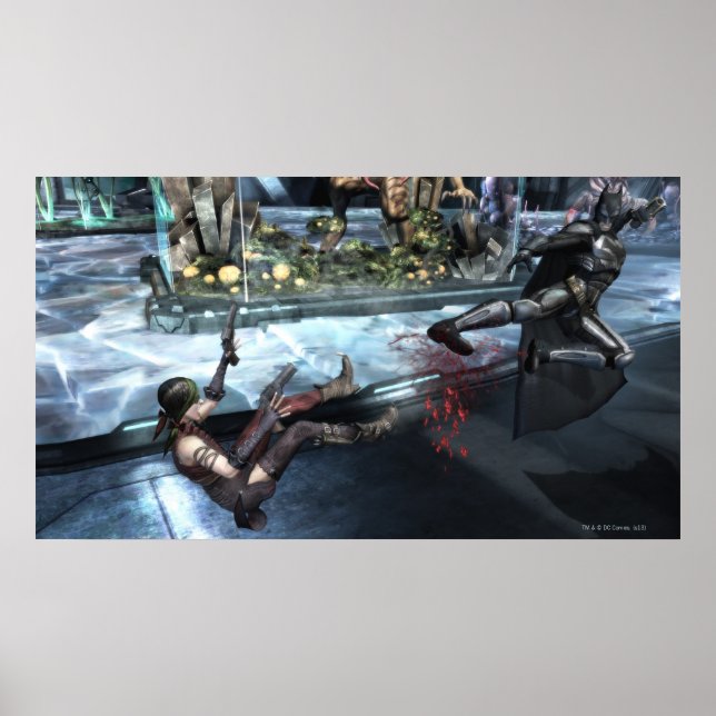 Pôster Captura de tela: Harley vs Batman (Frente)