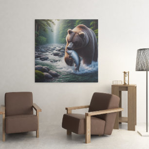 Poster Captura de Urso Majestoso