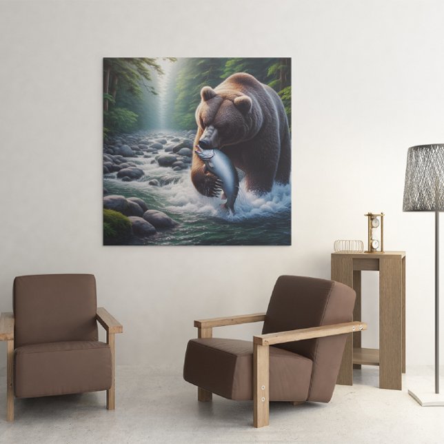 Poster Captura de Urso Majestoso (Criador carregado)