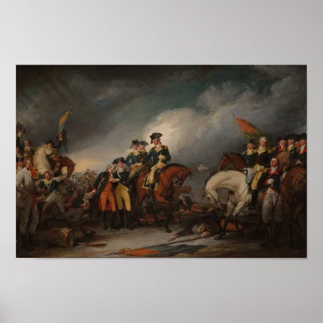 Poster Captura dos Hessianos em Trenton - John Trumbull (Frente)