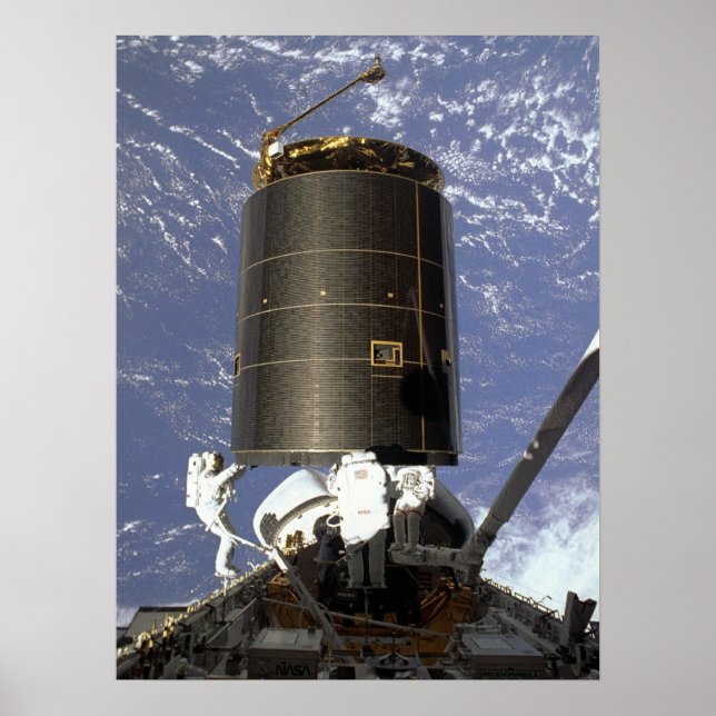 Poster Captura e reparação de astronautas INTELSAT VI (ST (Frente)