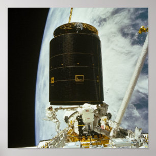 Pôster Captura e reparação de astronautas INTELSAT VI (ST