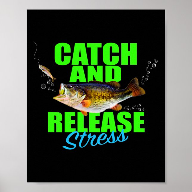 Poster Capturas E Libertação De Peixes De Esforço De Pesc (Frente)