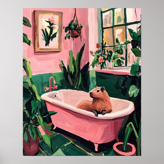 Poster capybara (Frente)