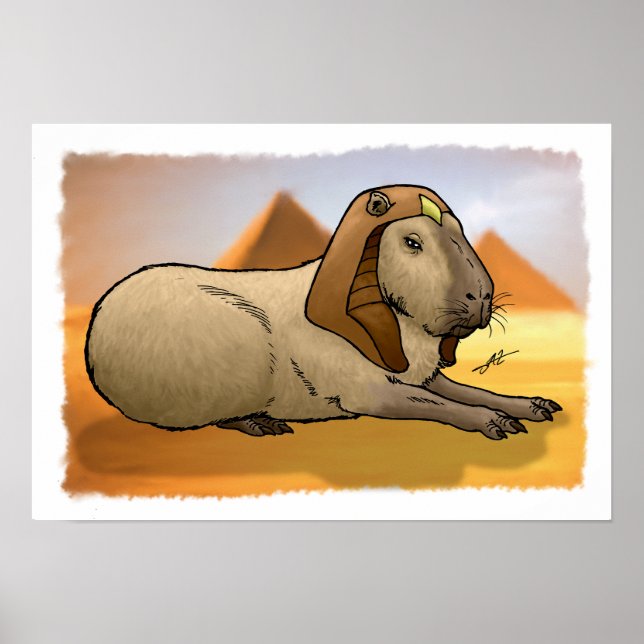 Poster Capybara Sphinx (Frente)