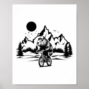 Poster Capyra Ciclismo Bicicleta Vintage Mountain Bike Ca