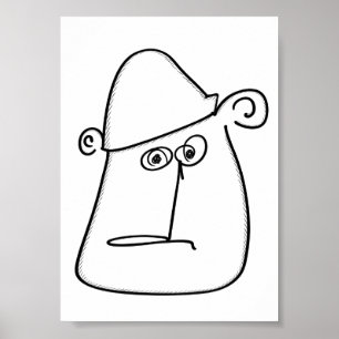 Poster Cara aleatória