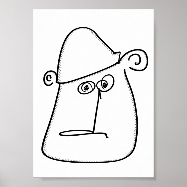 Poster Cara aleatória (Frente)